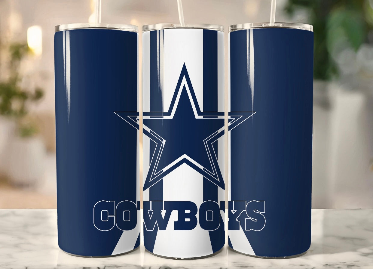 Dallas blue and white