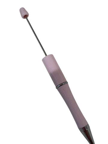 Light pink beadable pen