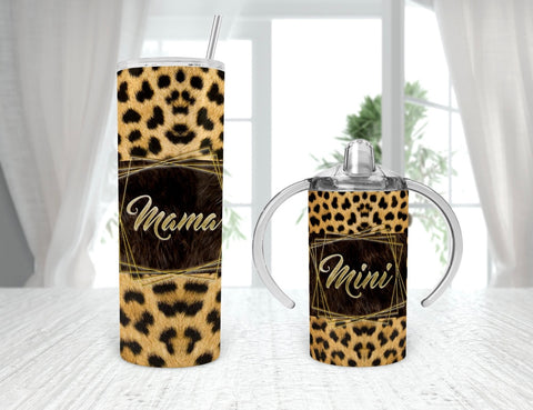 mommy and me Leopard Print