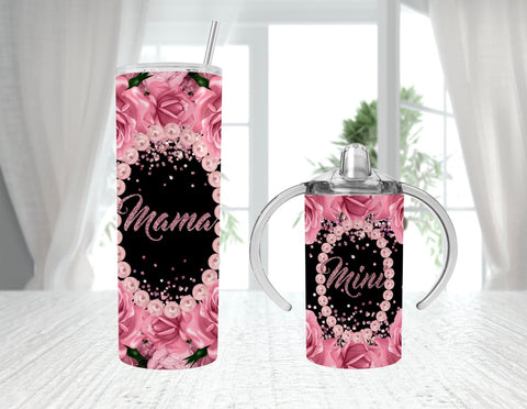 Mommy and me set- vintage pink