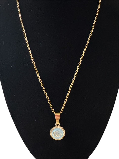 Classic Baby Blue GG Necklace