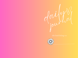 Digital Download Daily/Monthly Journal