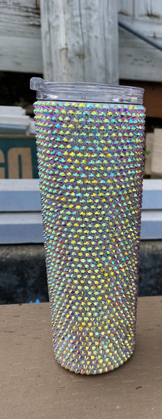 Custom Rhinestone tumbler  - Solid/Name added