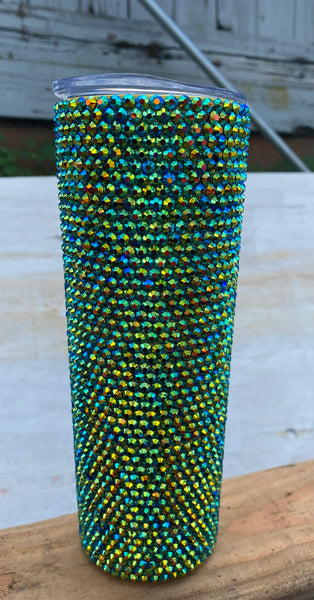 Custom Rhinestone tumbler  - Solid/Name added