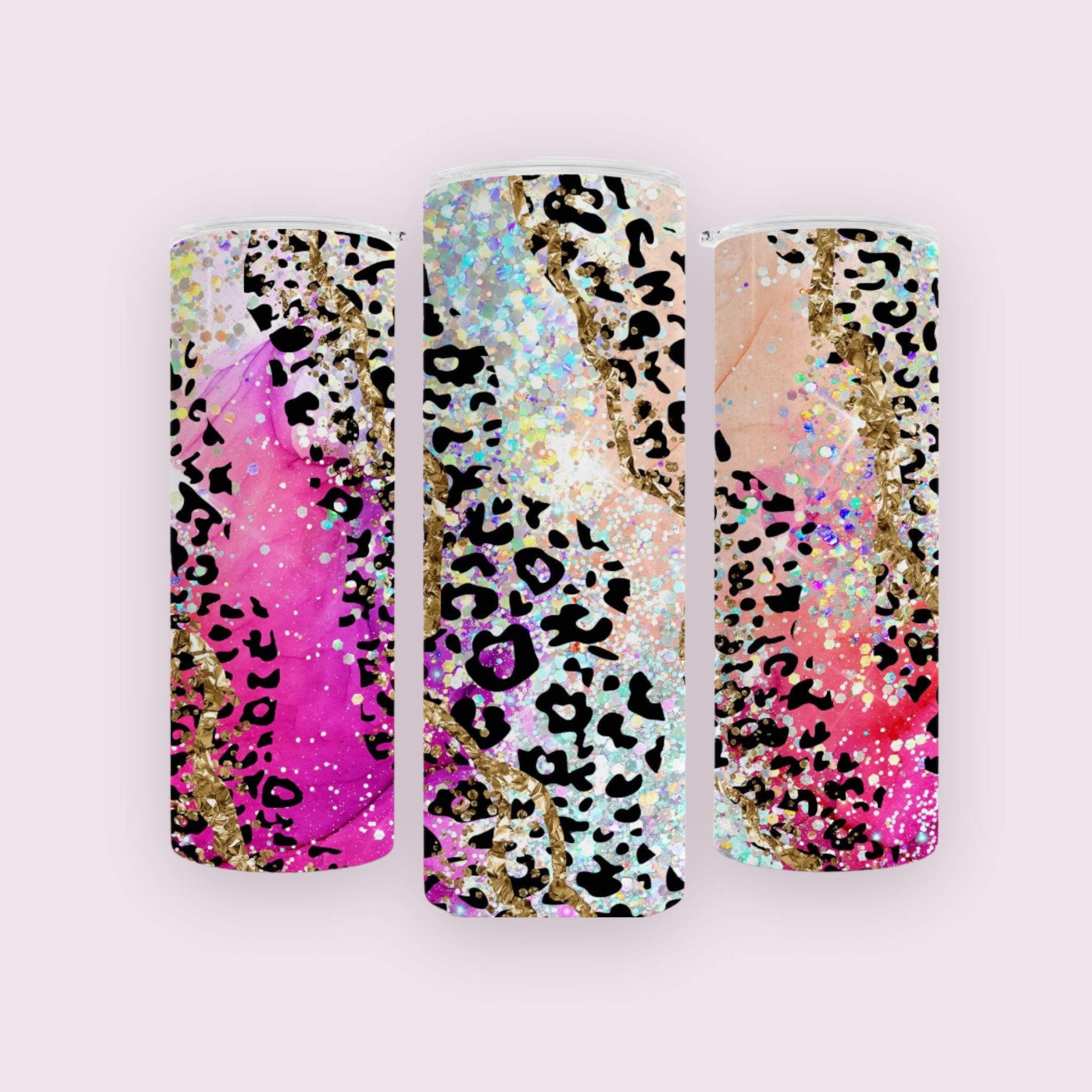 Pink swirl Leopard