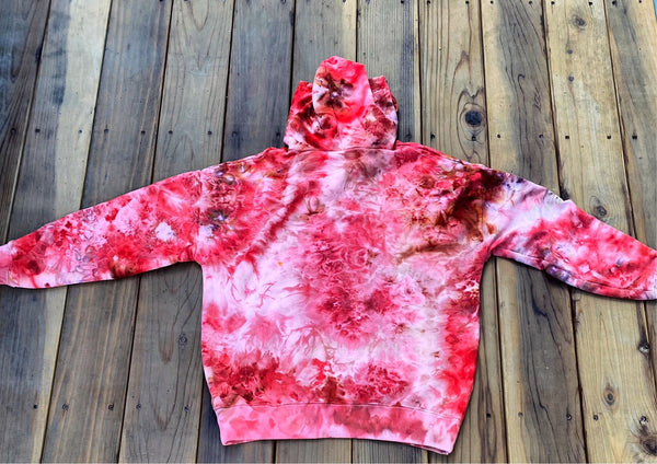 Large Hoodie- Coral